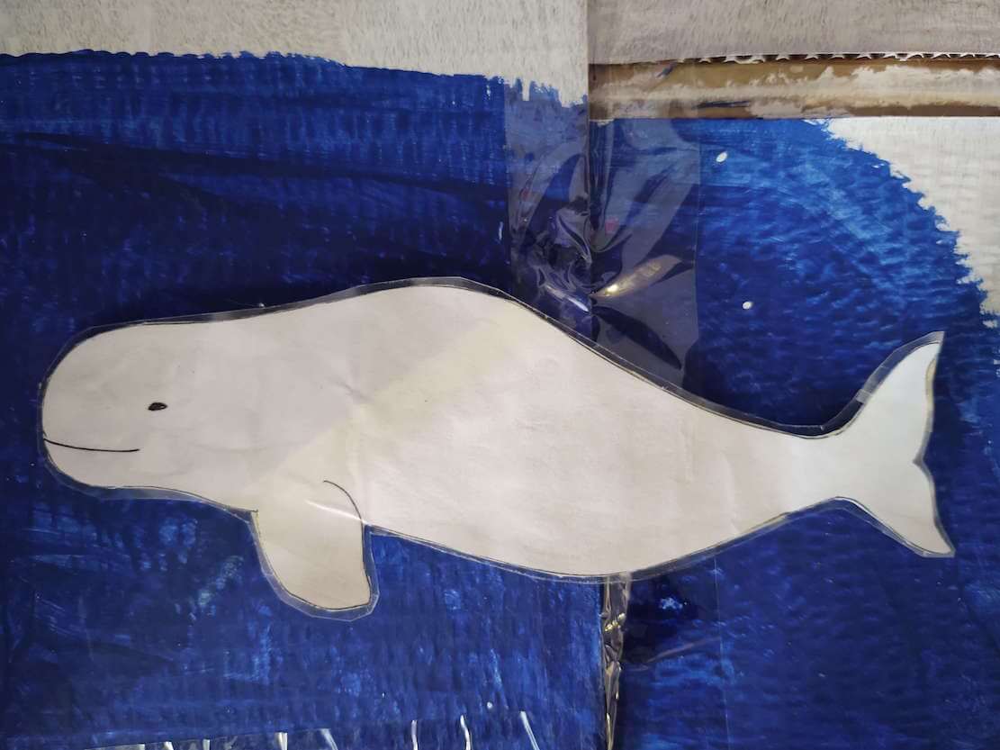 beluga whale printable